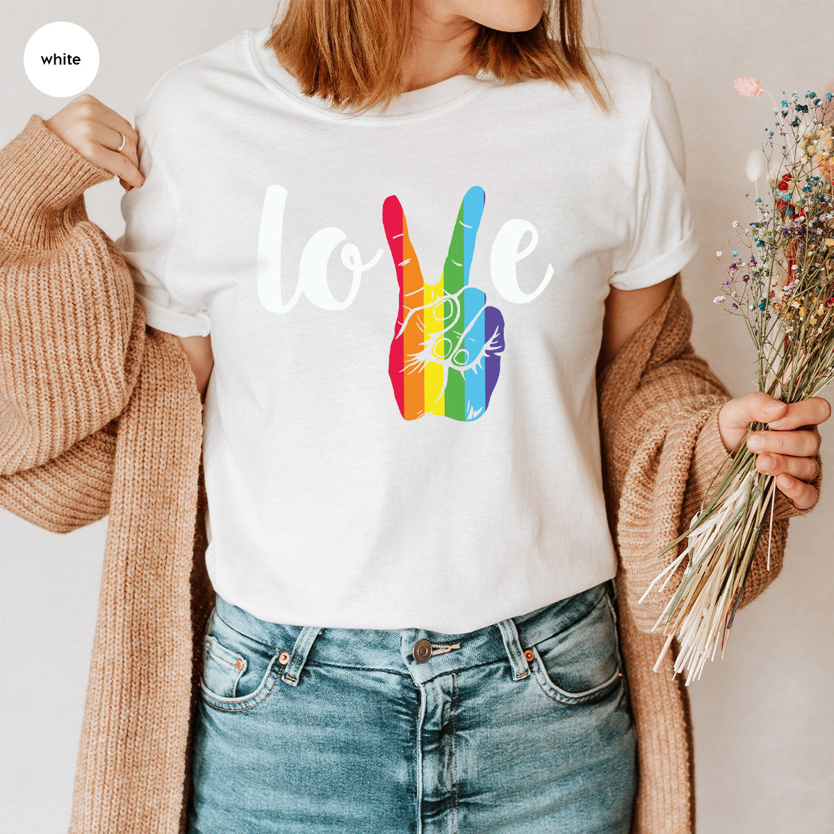 LGBT Love Shirt, Victory T-Shirt, Pride Tee, Glory product image 46
