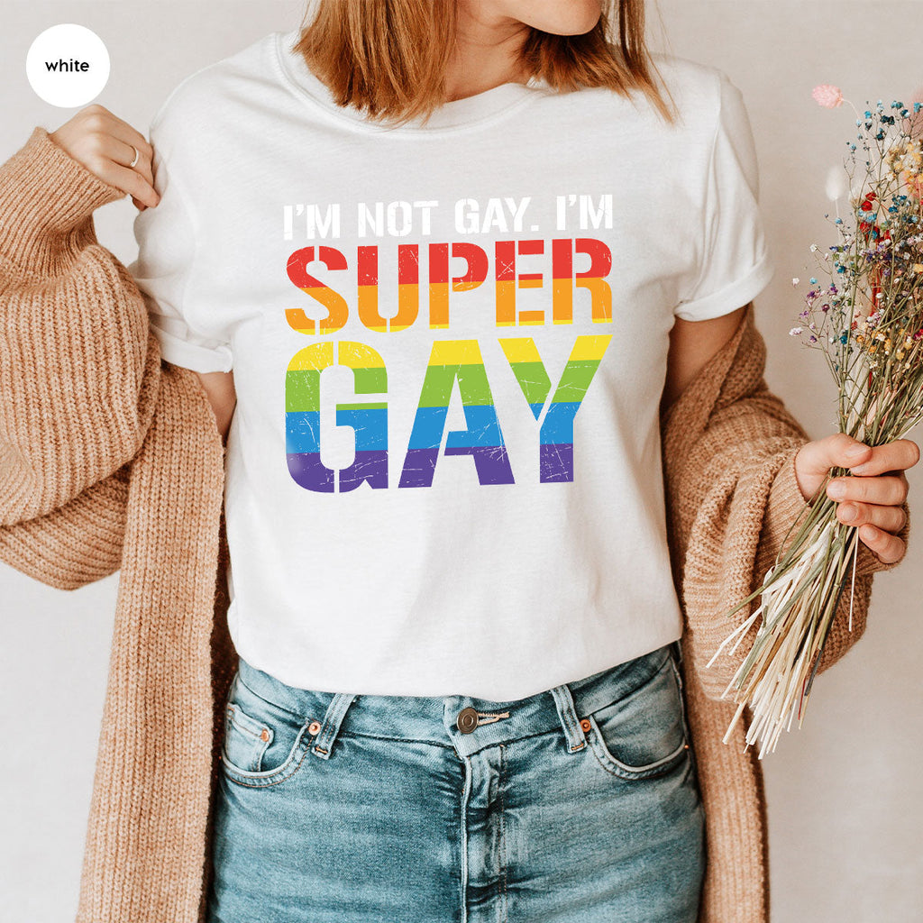 Super Gay Shirt, LGBT Power T-Shirt, Tee product image 49