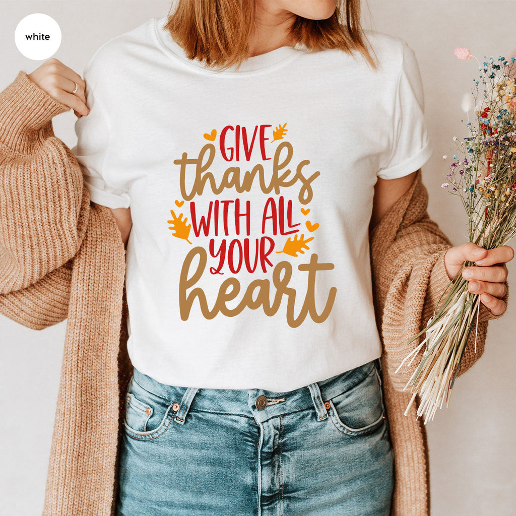 Cute Fall Clothing, Thanksgiving T-Shirt, Gift for Her product image 16