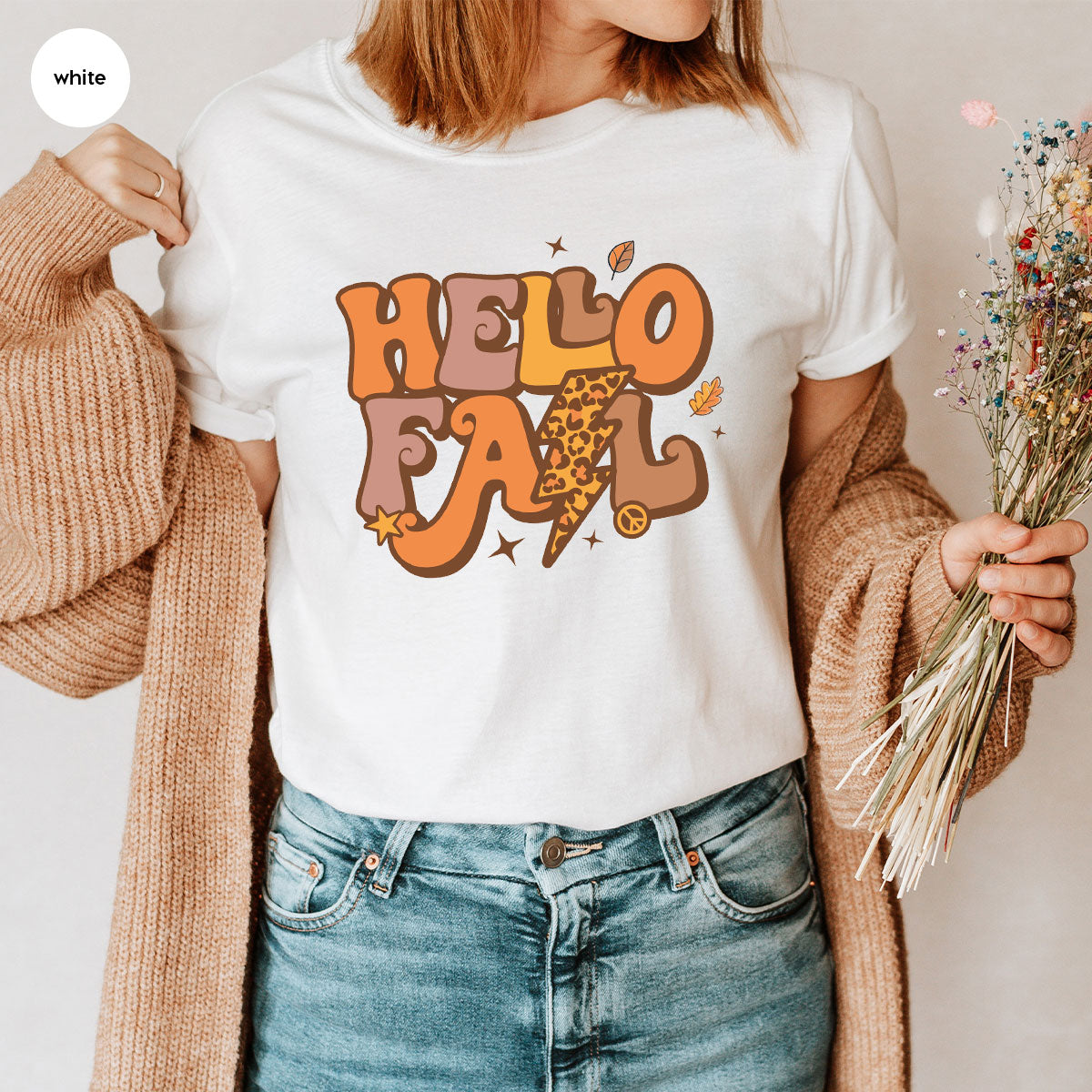 Hello Fall Shirt, Halloween T-Shirt, 2022 Hoodie, Long product image 37