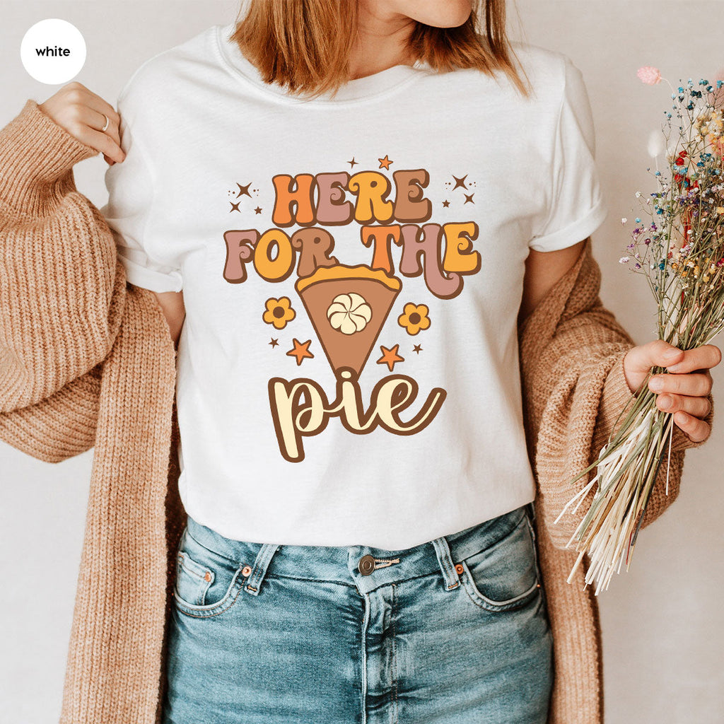Here For The Pie Shirt, Funny Halloween Cute Hoodie and product image 37