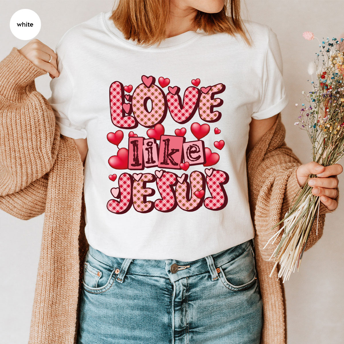 Love Like Jesus Shirt, Valentine's Day Best Gift for Lovers product image 53
