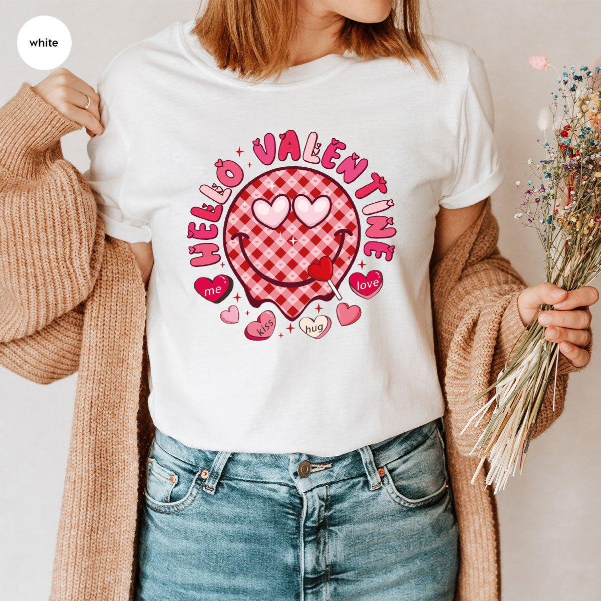 Hello Valentine Shirt, Valentine's Day Love Gift for My product image 37