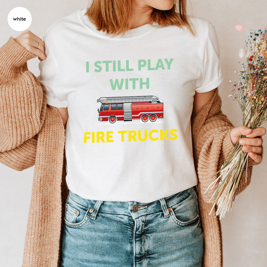 Fire Truck Shirt, Funny Fighter T-Shirt, Fireman Tee product image 57