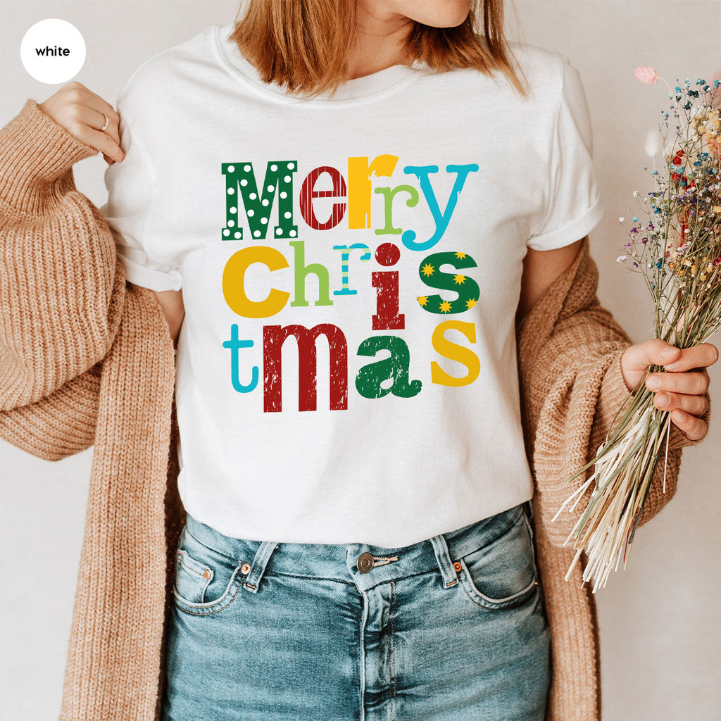 Merry Christmas Shirt, Family 2023 Tee, Xmas T-Shirt product image 27
