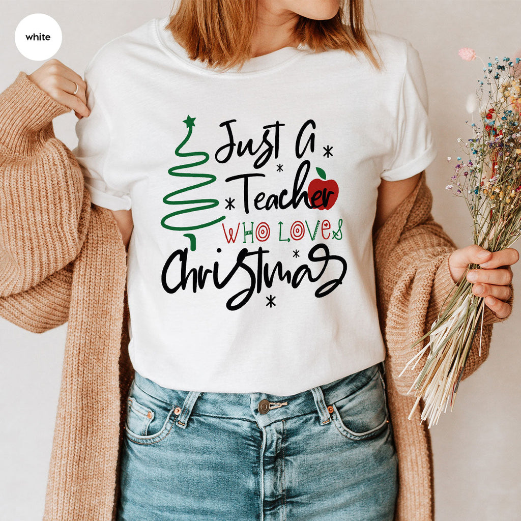 2023 Christmas Love Shirt, Just A Teach Who Loves Tee, Xmas product image 37