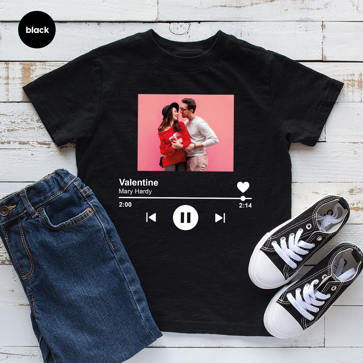 Custom Photo Valentine's Day Shirt, Personalized Gift product image 88
