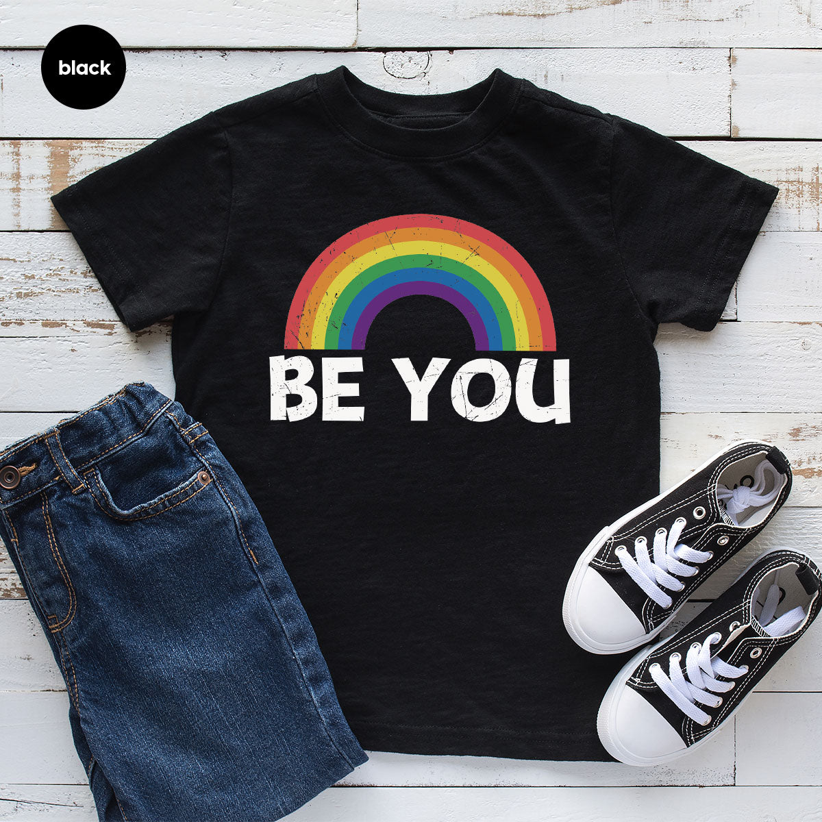 Rainbow T-Shirt, Be You Shirt, LGBT Pride product image 23