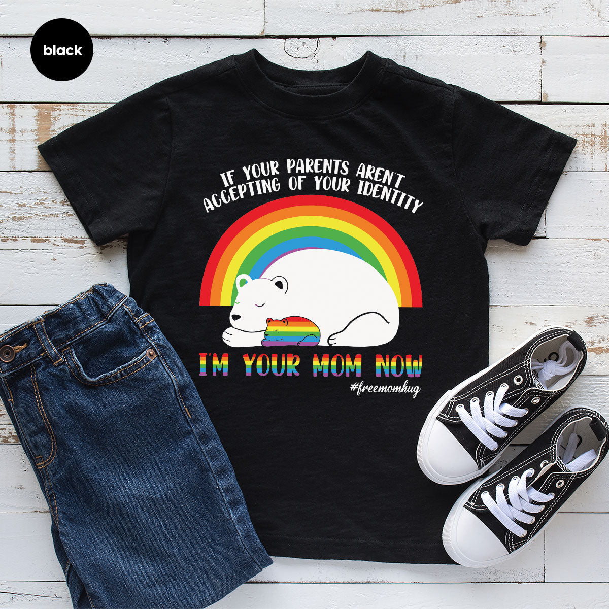 I'm Your Mom Now T-Shirt, Cute LGBT Glory Tee product image 29