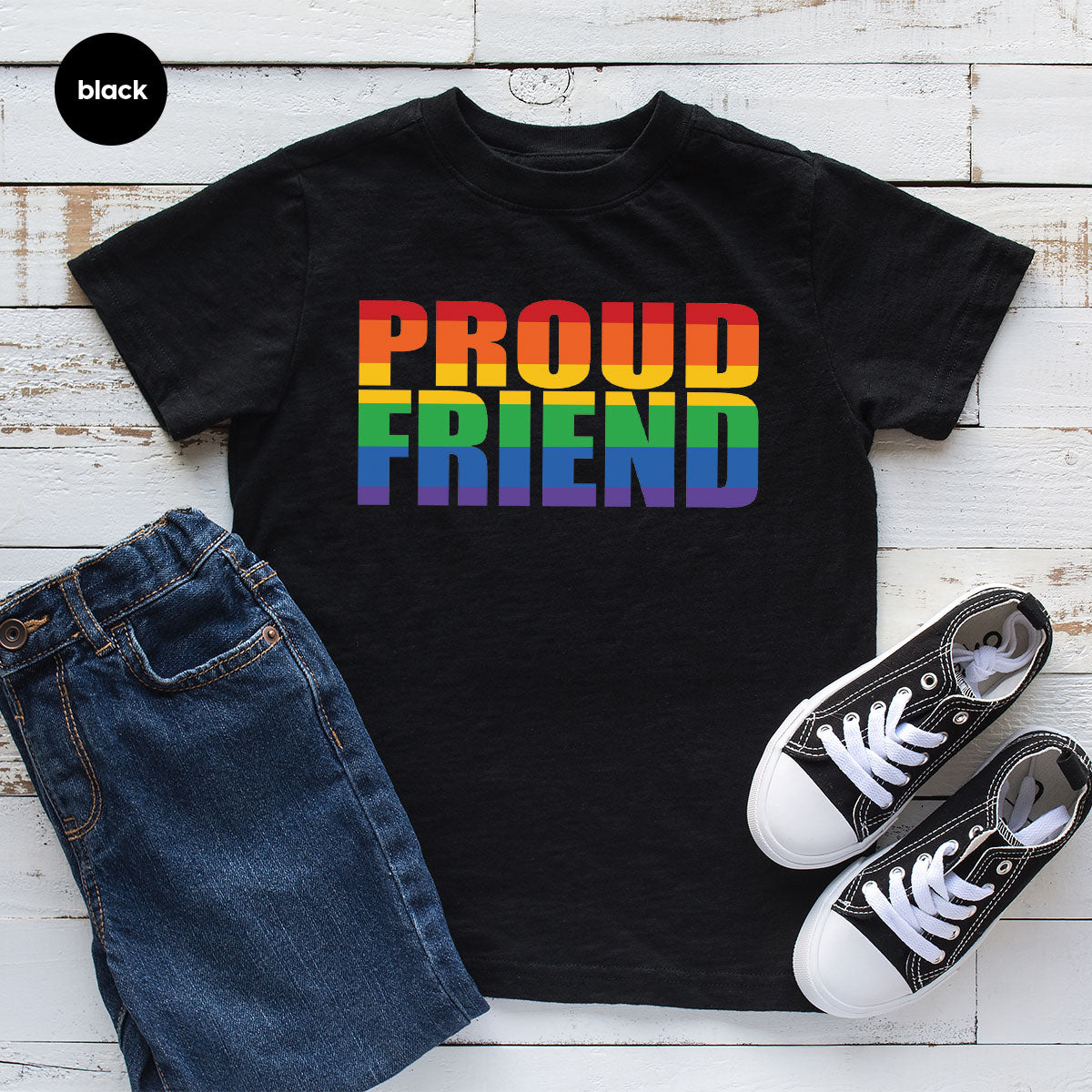 LGBT Friendship Shirt, Proud Friend T-Shirt, Gift Tee product image 26