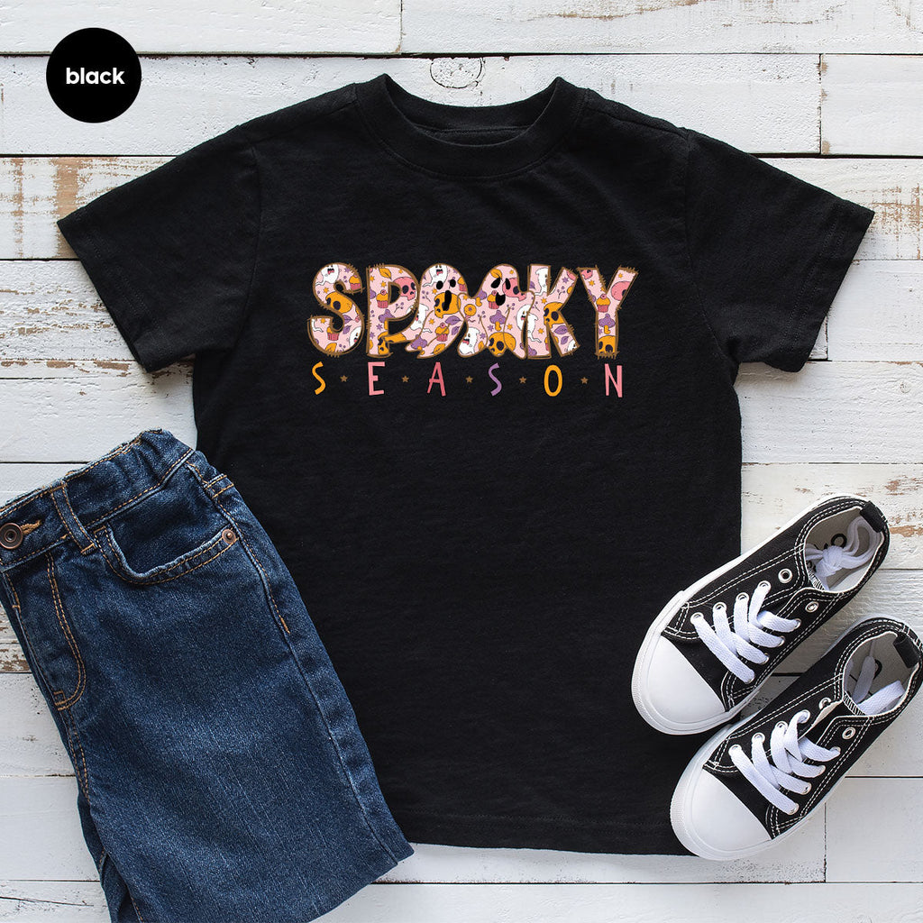 Ghost Graphic Tees, Cute Kid Halloween Shirt, Spooky product image 77