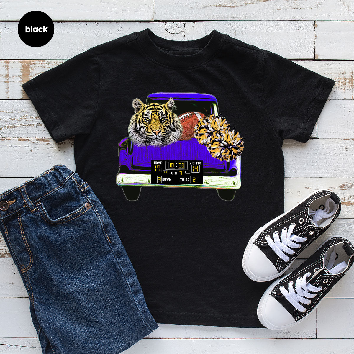 Football Truck Shirt, Tiger Graphic Tees, Mom TShirt, Gifts product image 35