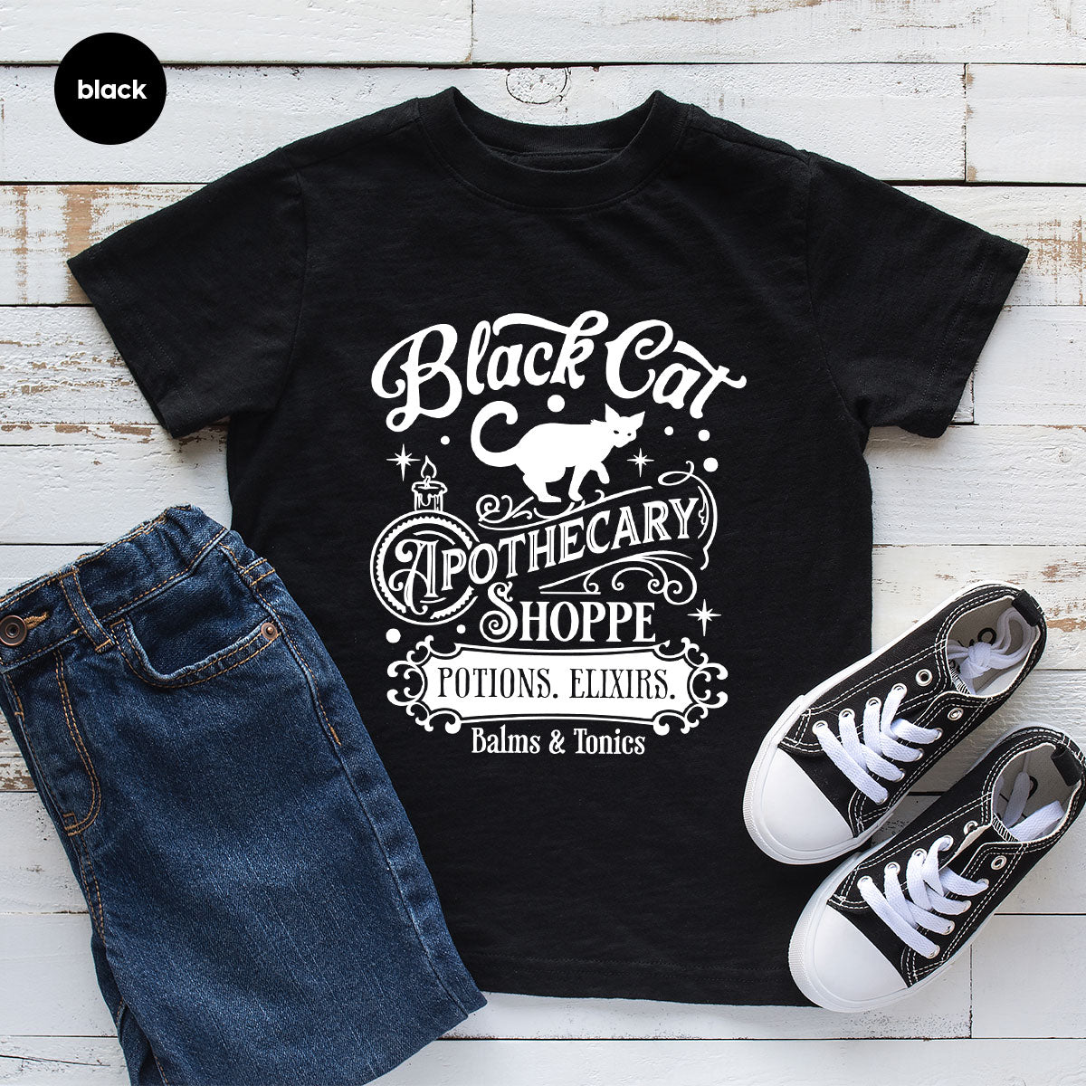 Halloween Party T-Shirt, Spooky Sweatshirt, Gifts, Cat product image 4