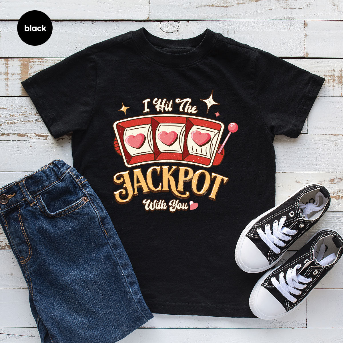 I Hit The Jackpot With You Shirt, Romantic Valentine's Day product image 27
