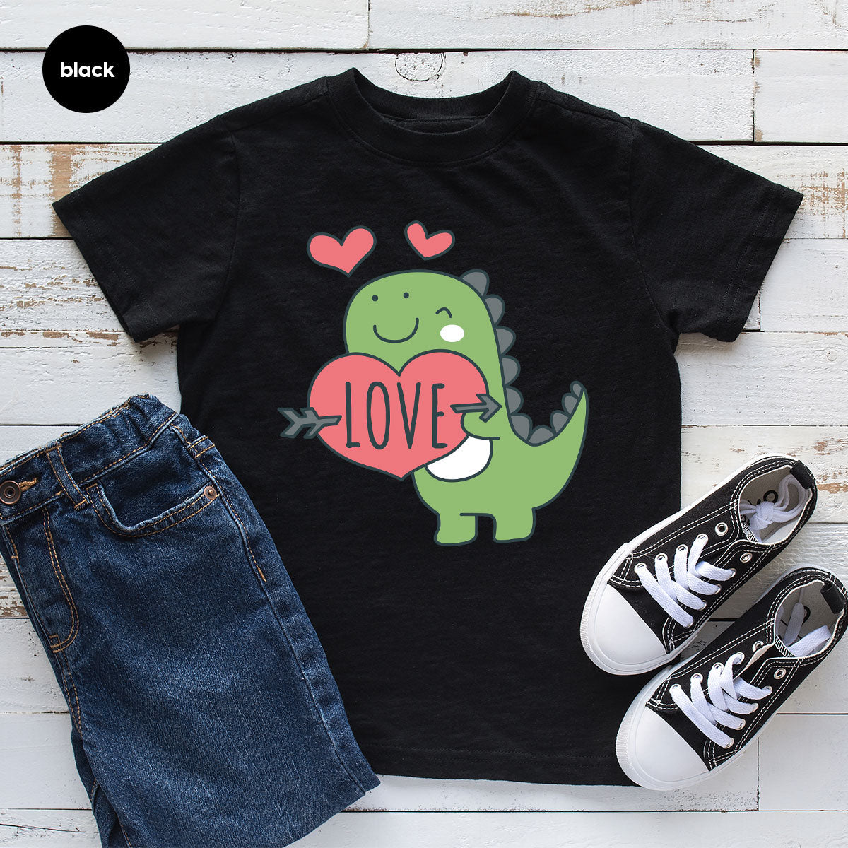 Love Shirt, Lovely Dinosaur Valentine's Day Special For product image 14