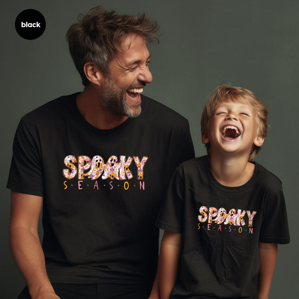 Ghost Graphic Tees, Cute Kid Halloween Shirt, Spooky product image 73