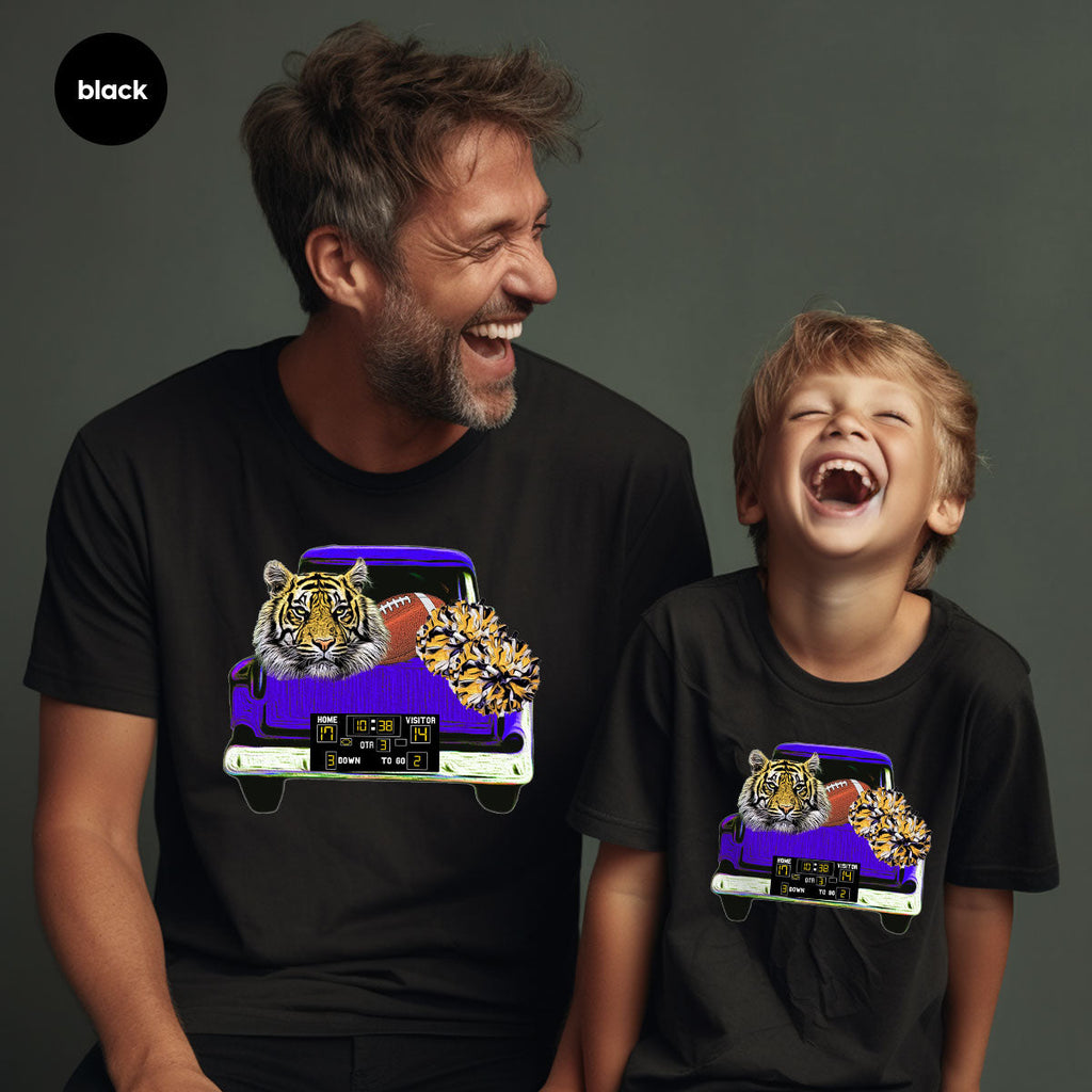 Football Truck Shirt, Tiger Graphic Tees, Mom TShirt, Gifts product image 31