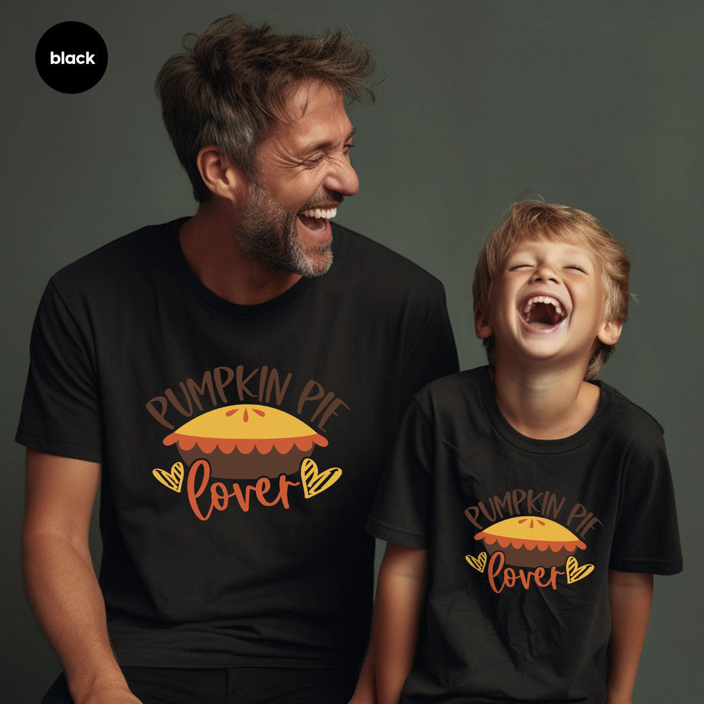 Kids Thanksgiving Shirts, Pumpkin Pie Graphic Tees, Gift product image 20