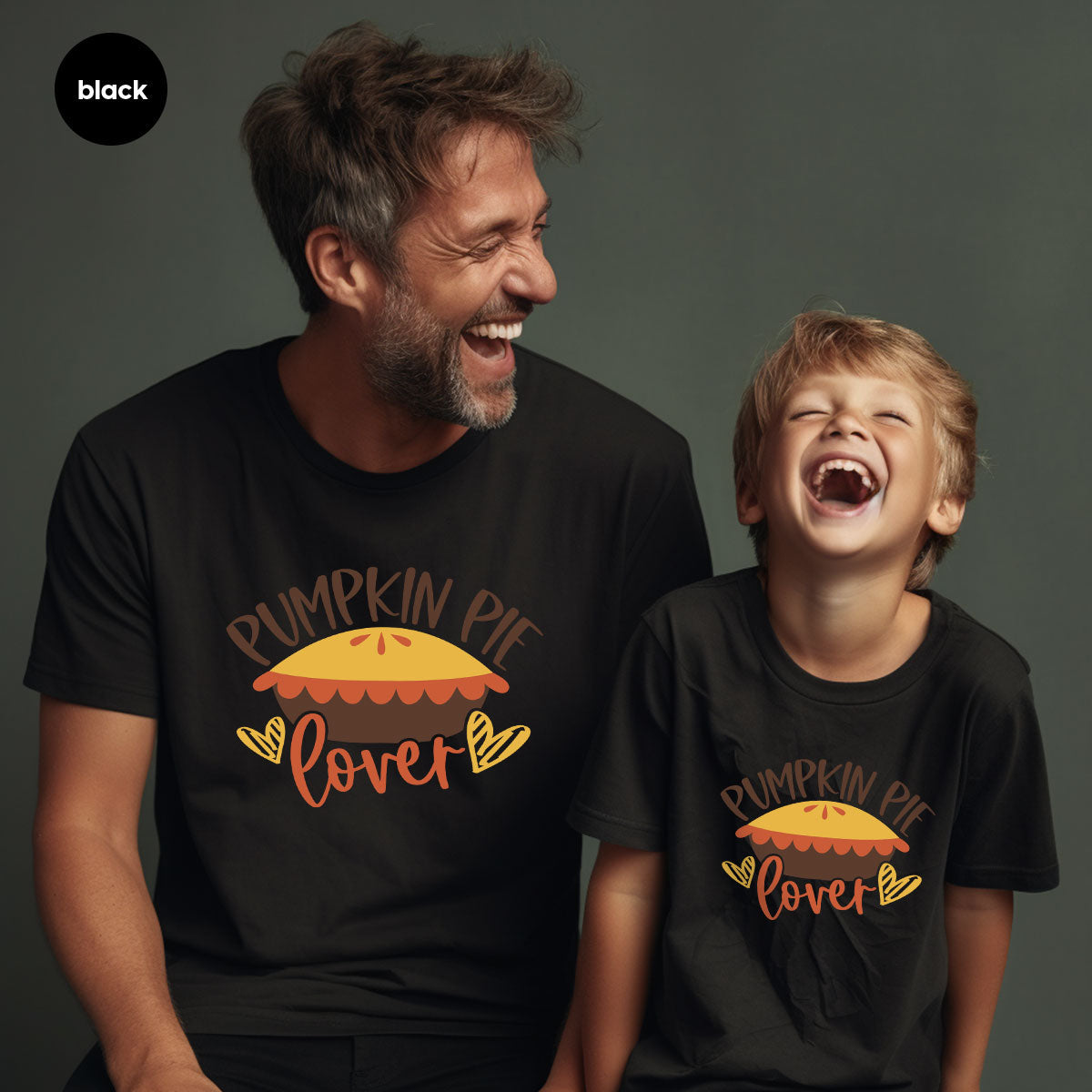 Kids Thanksgiving Shirts, Pumpkin Pie Graphic Tees, Gift product image 20