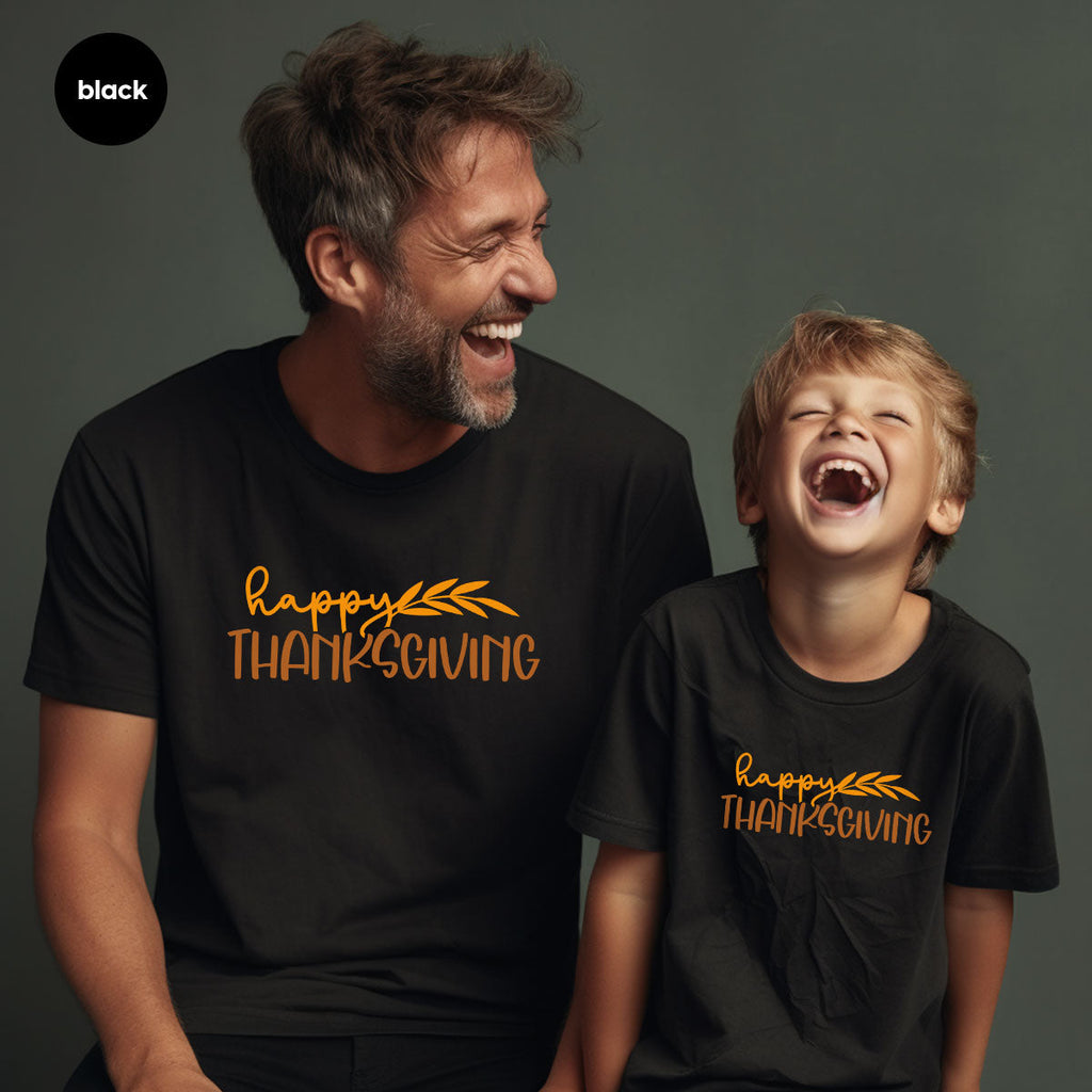 Happy Thanksgiving Shirt, Fall Crewneck Sweatshirt, Family product image 12
