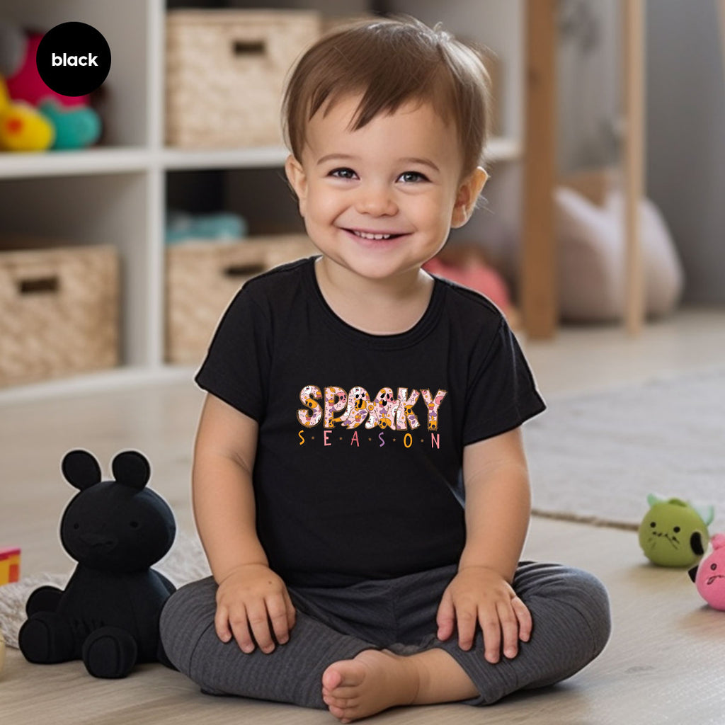 Ghost Graphic Tees, Cute Kid Halloween Shirt, Spooky product image 74