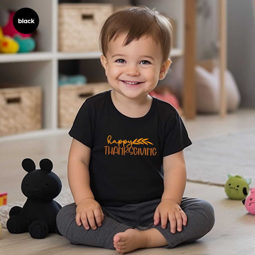 Happy Thanksgiving Shirt, Fall Crewneck Sweatshirt, Family product image 13