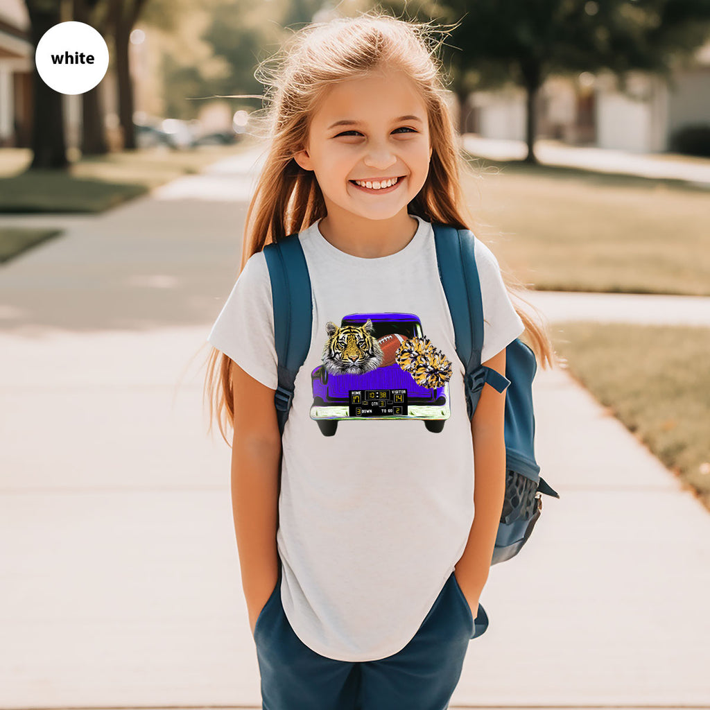 Football Truck Shirt, Tiger Graphic Tees, Mom TShirt, Gifts product image 76