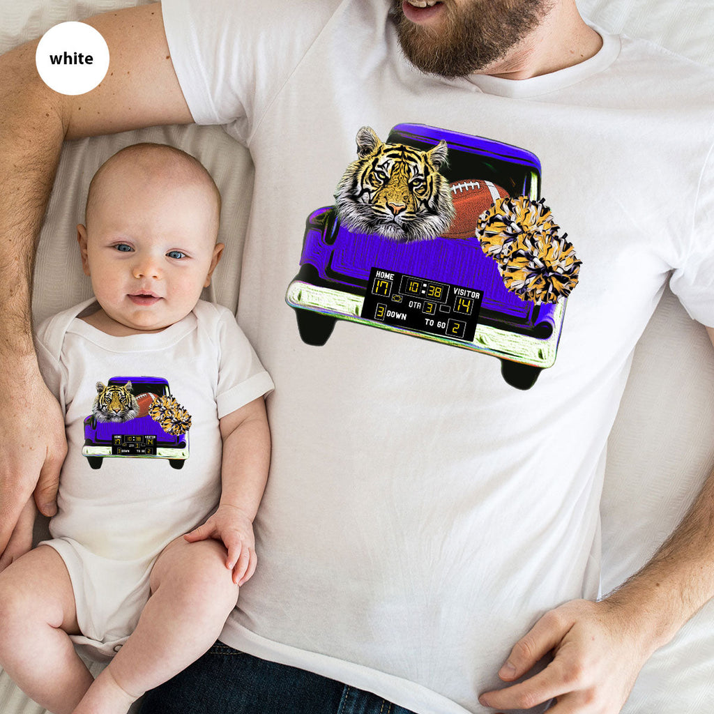 Football Truck Shirt, Tiger Graphic Tees, Mom TShirt, Gifts product image 71