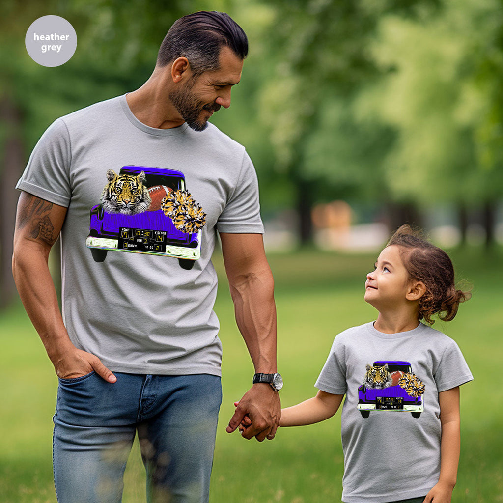Football Truck Shirt, Tiger Graphic Tees, Mom TShirt, Gifts product image 48