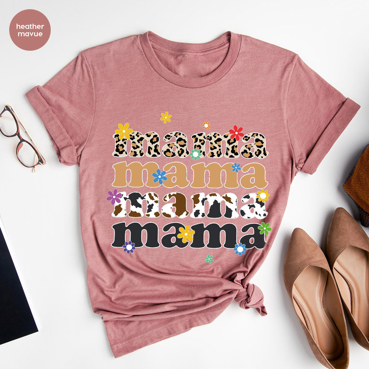 Retro Mama Shirt, For Moms, Gift Mothers product image 7