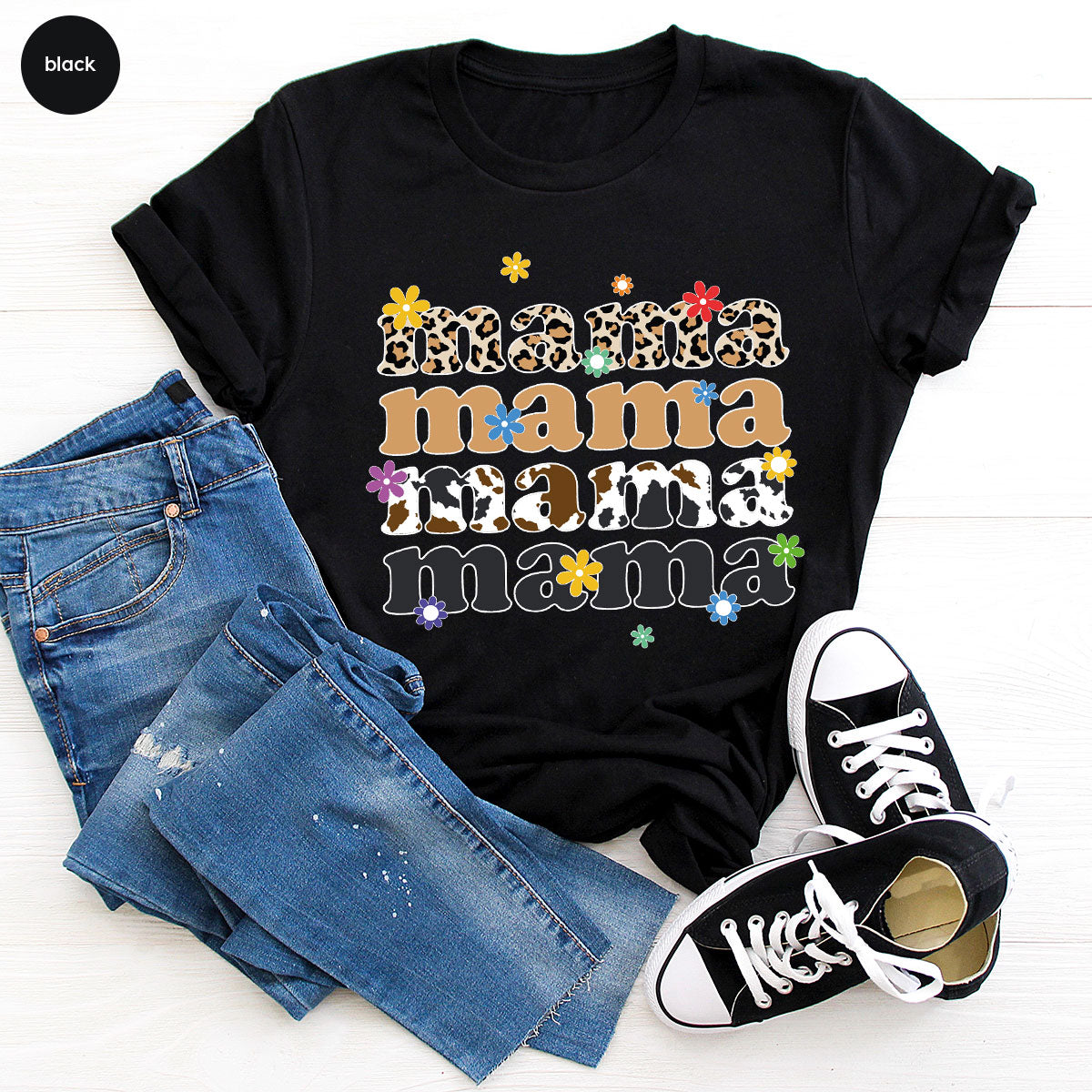 Retro Mama Shirt, For Moms, Gift Mothers product image 4