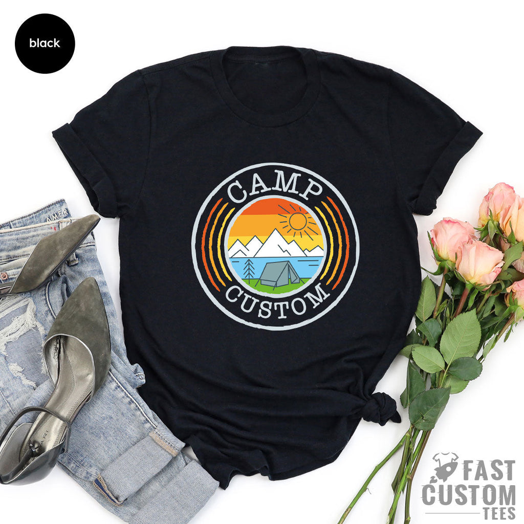 Custom Camp T-Shirt, Camping Shirt İdea, Personalized product image 4