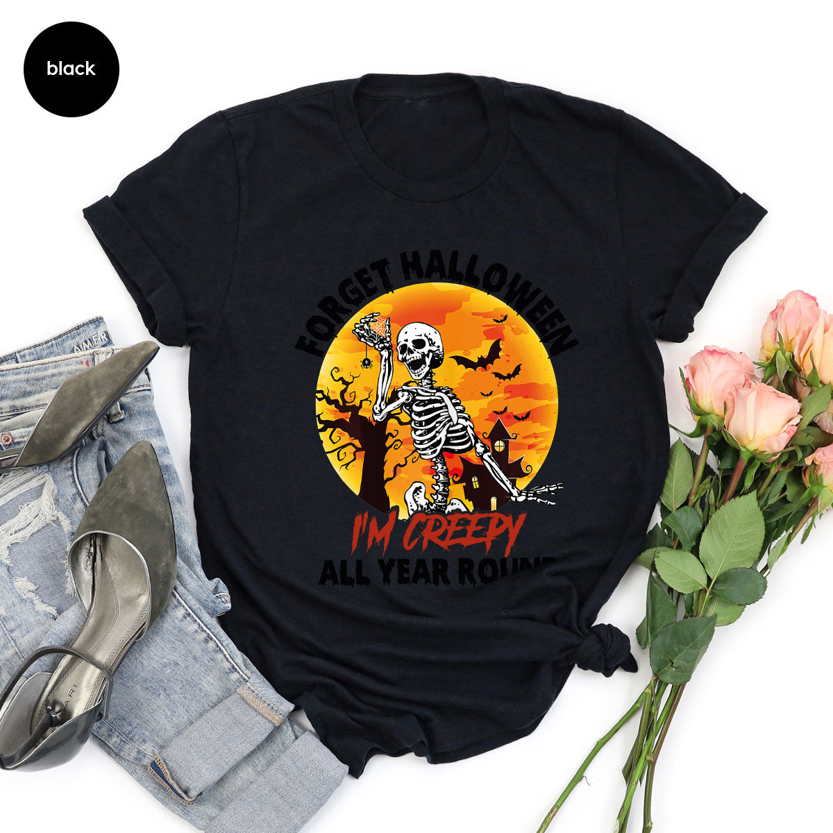 Halloween Creepy T-Shirt, Design, Tee product image 1