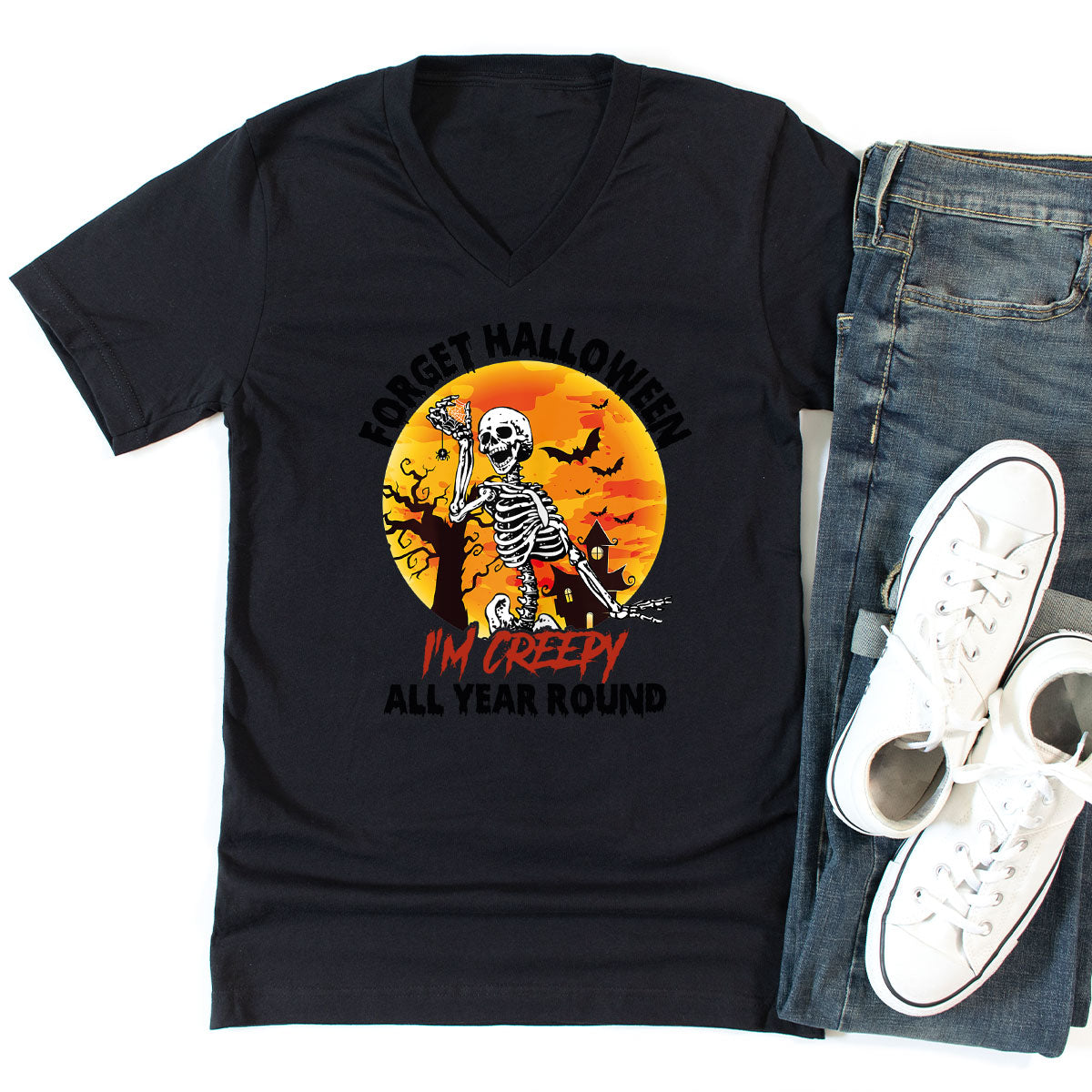 Halloween Creepy T-Shirt, Design, Tee product image 2