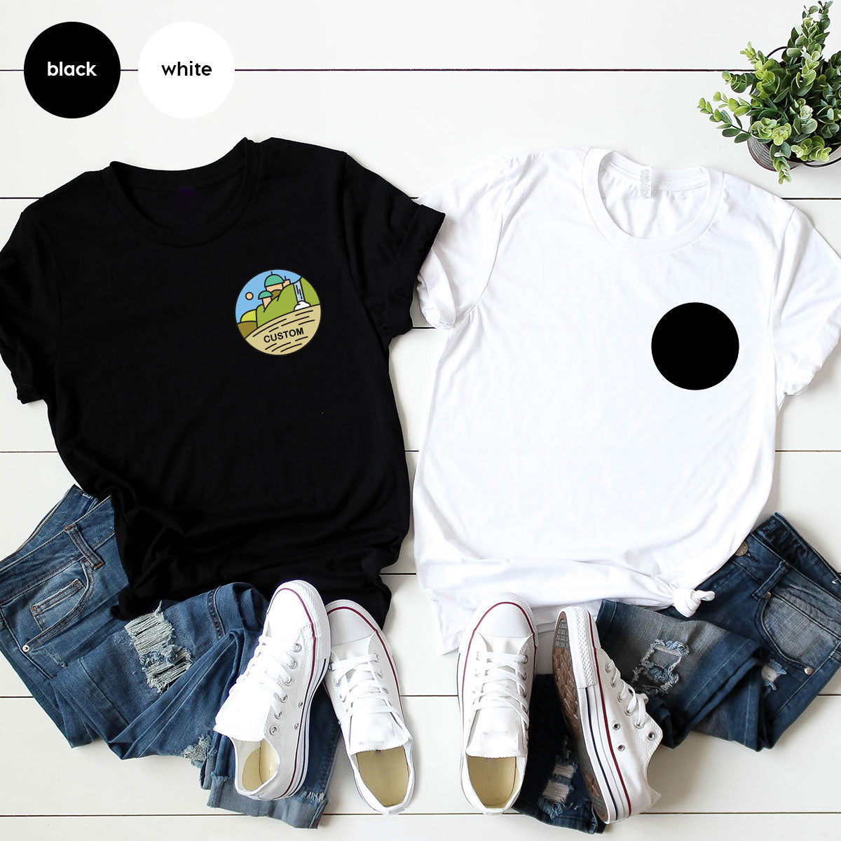 Customizable Planet Shirts, Custom Pocket Galaxy Tees product image 2