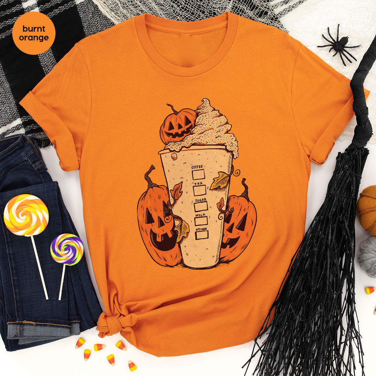 Halloween Pumpkin Juice Shirt, Funny T-Shirt, Family Tee product image 7