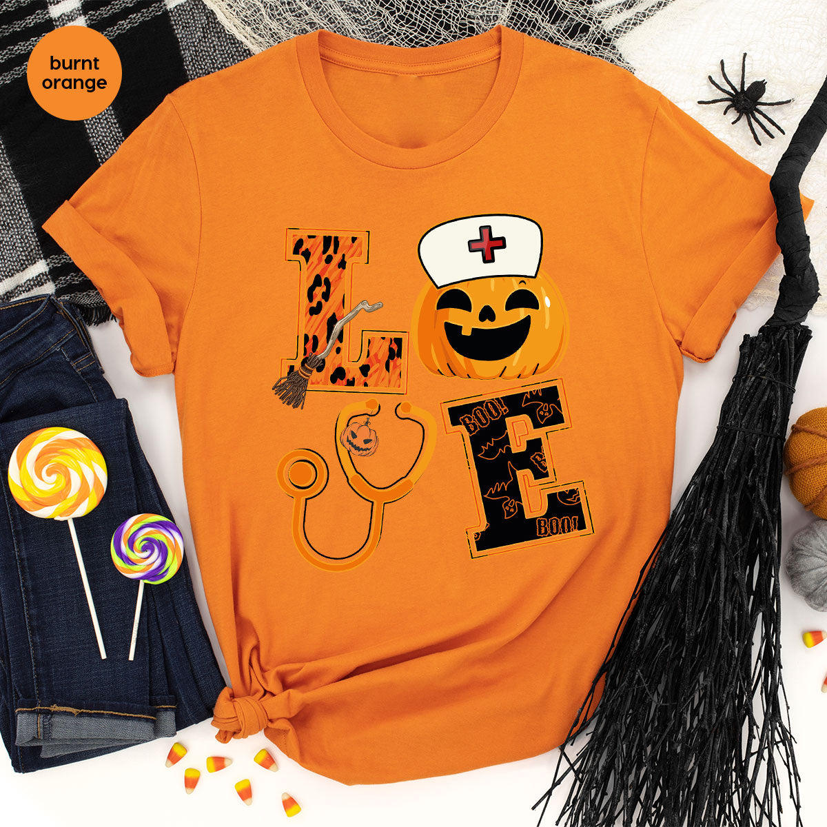 Halloween 2023 Shirt, Nurse TShirt, Pumpkin T Spooky Kids product image 42