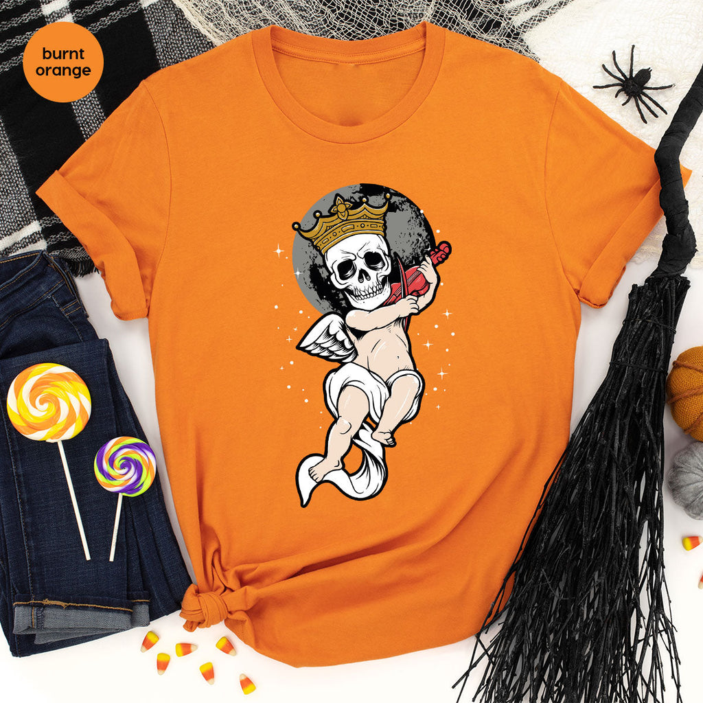 Funny Skeleton Halloween T-Shirt, Baby Tee, Best Gift product image 4