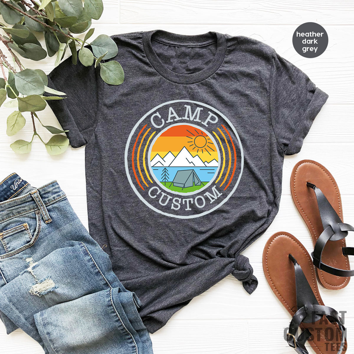 Custom Camp T-Shirt, Camping Shirt İdea, Personalized product image 6