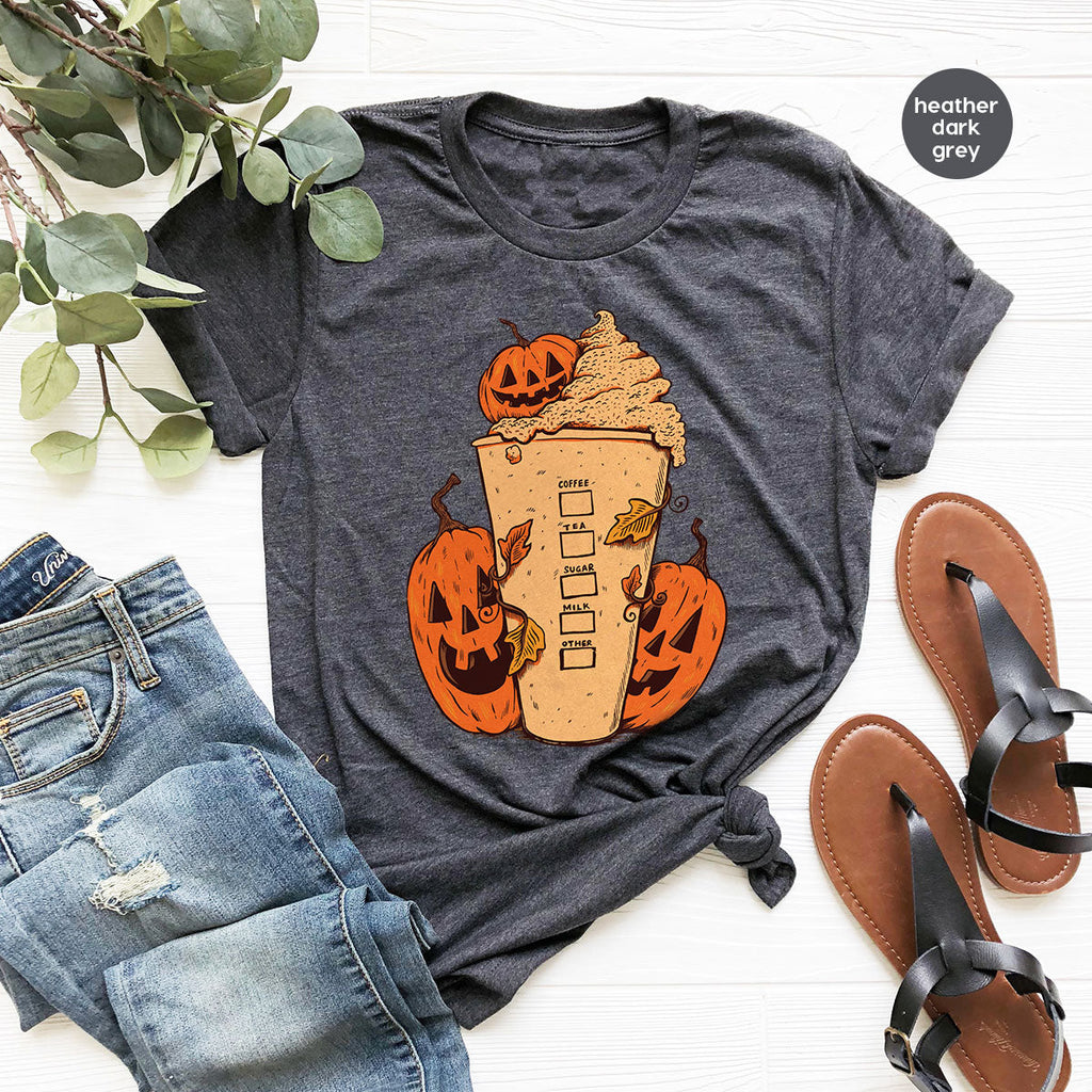 Halloween Pumpkin Juice Shirt, Funny T-Shirt, Family Tee product image 9
