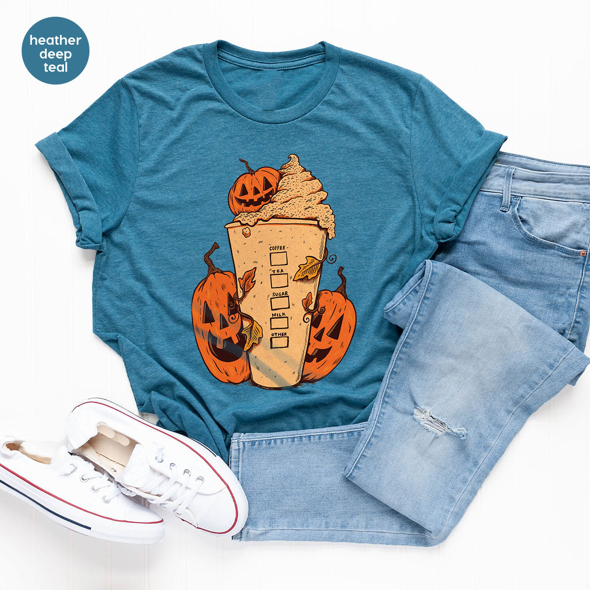 Halloween Pumpkin Juice Shirt, Funny T-Shirt, Family Tee product image 11