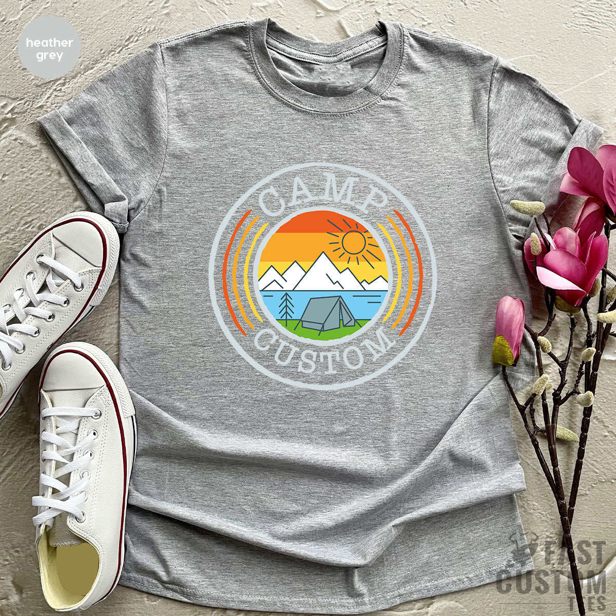 Custom Camp T-Shirt, Camping Shirt İdea, Personalized product image 7