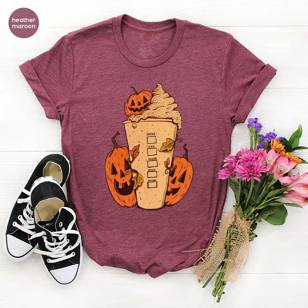 Halloween Pumpkin Juice Shirt, Funny T-Shirt, Family Tee product image 13