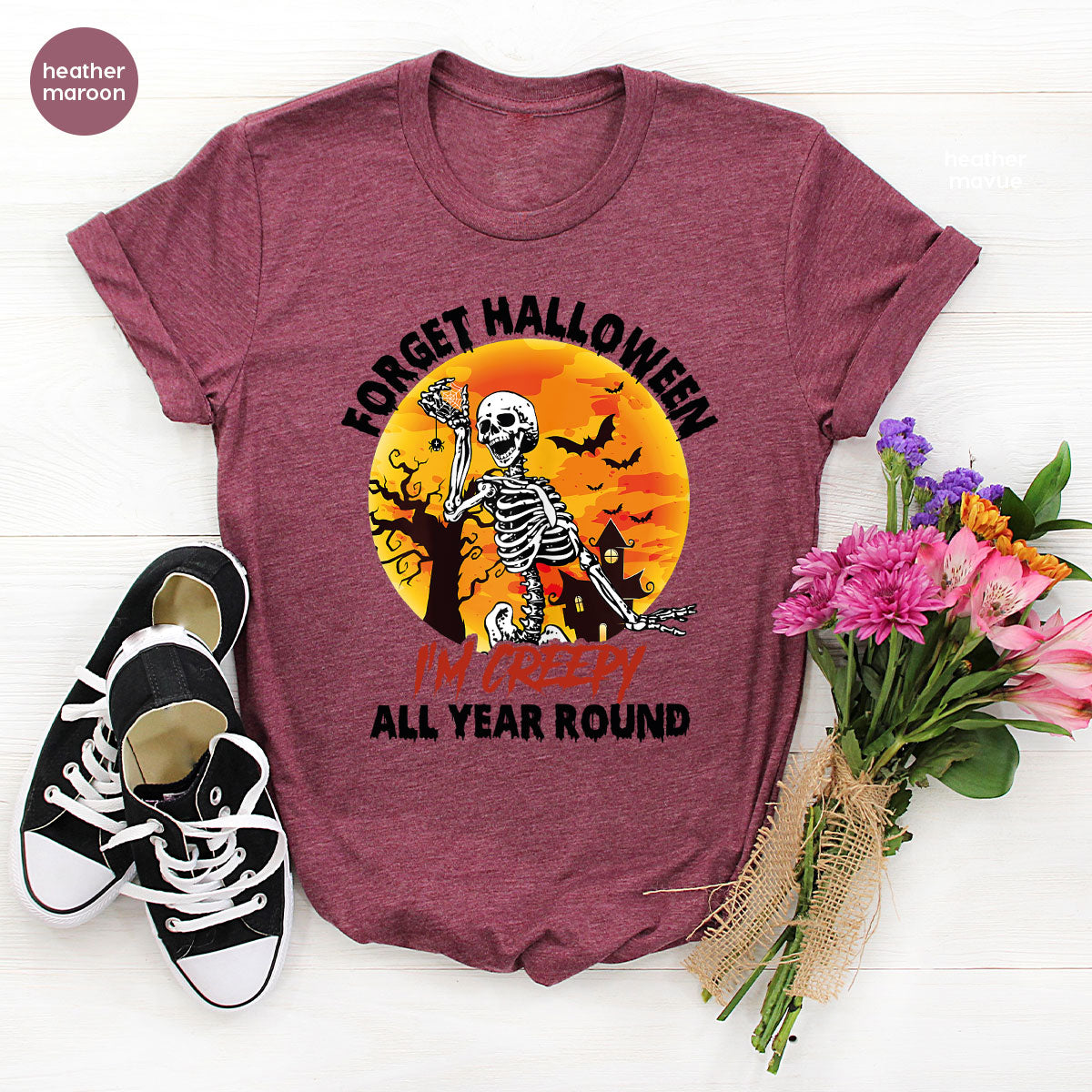 Halloween Creepy T-Shirt, Design, Tee product image 9