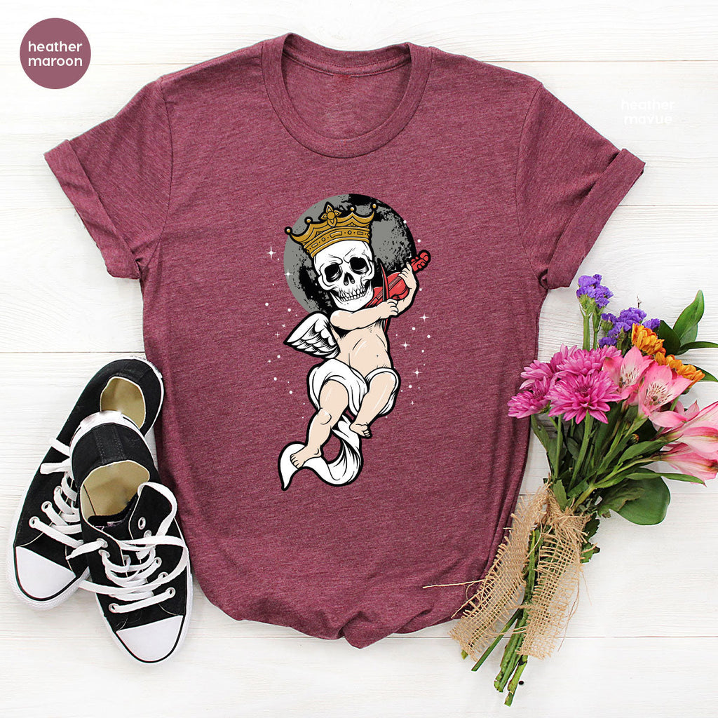 Funny Skeleton Halloween T-Shirt, Baby Tee, Best Gift product image 10