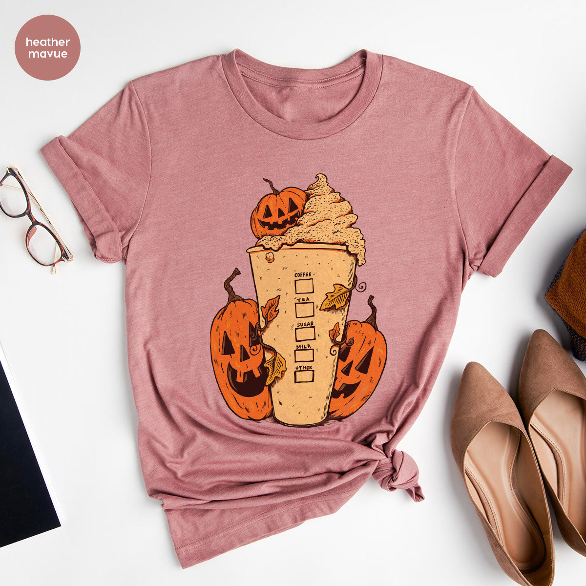 Halloween Pumpkin Juice Shirt, Funny T-Shirt, Family Tee product image 14