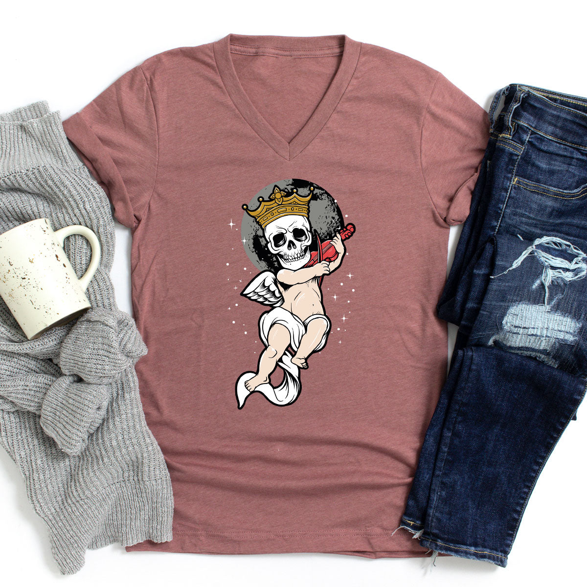 Funny Skeleton Halloween T-Shirt, Baby Tee, Best Gift product image 12
