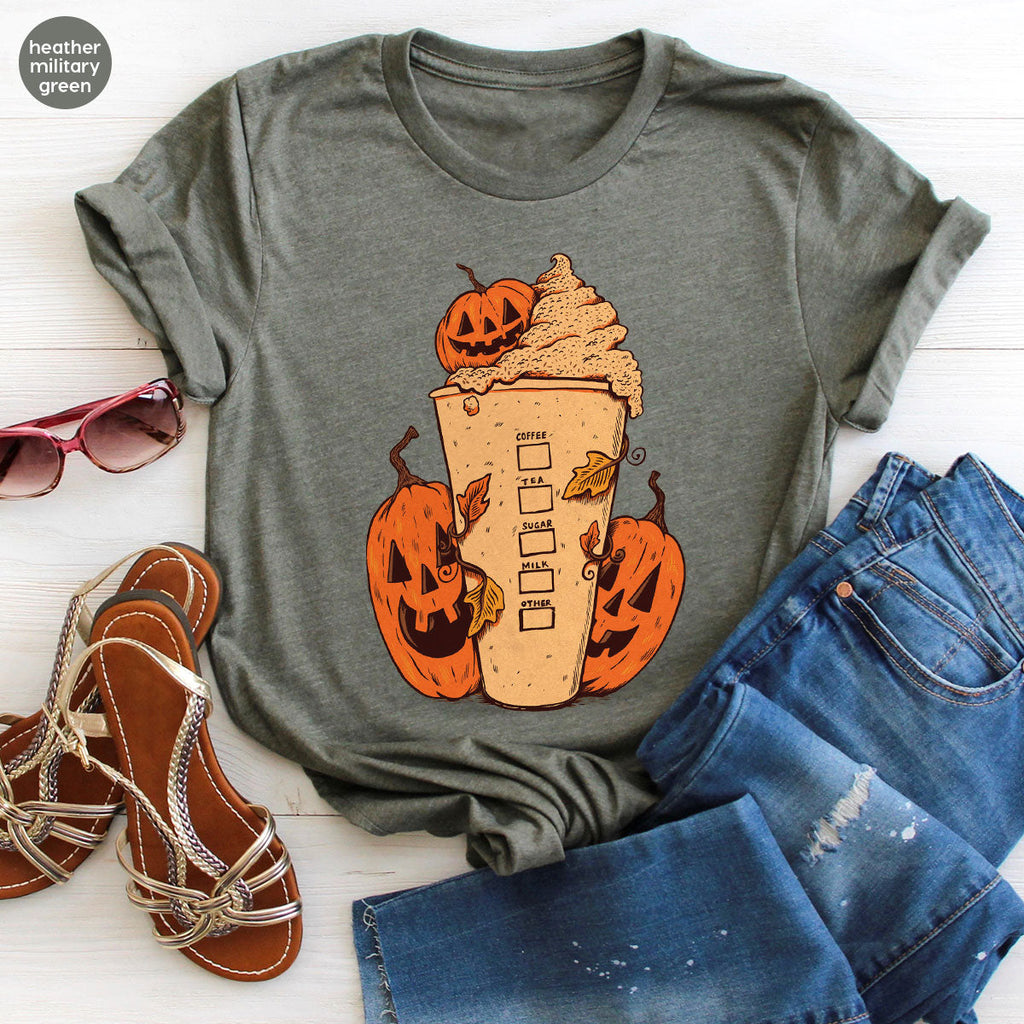 Halloween Pumpkin Juice Shirt, Funny T-Shirt, Family Tee product image 16