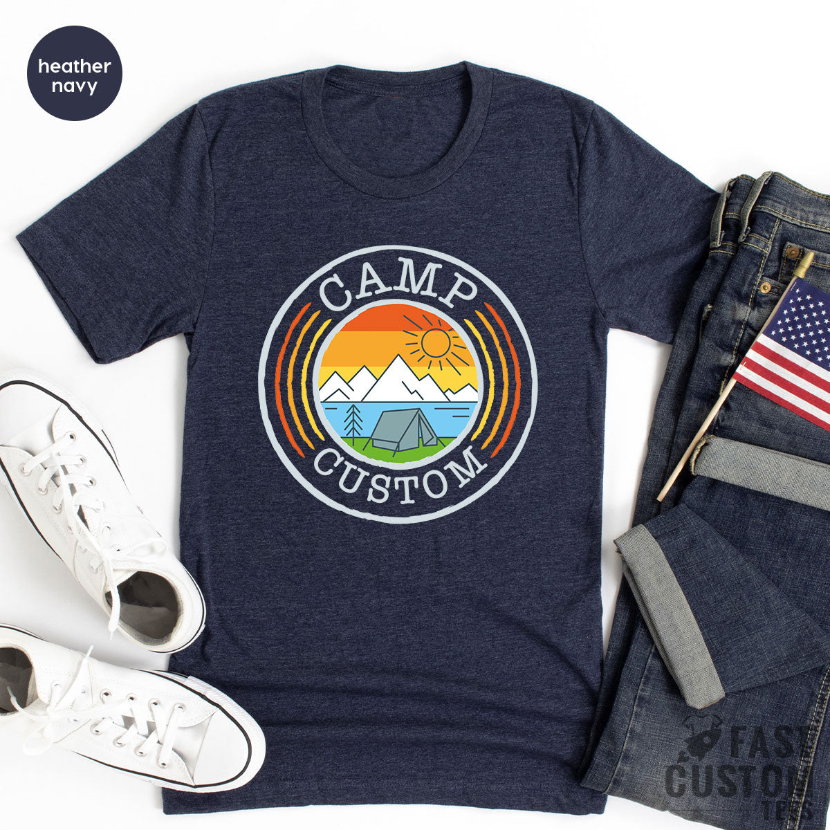 Custom Camp T-Shirt, Camping Shirt İdea, Personalized product image 11