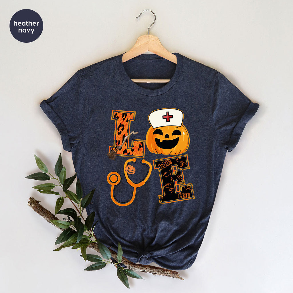 Halloween 2023 Shirt, Nurse TShirt, Pumpkin T Spooky Kids product image 9